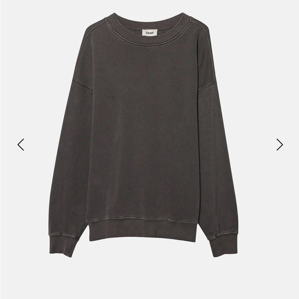 Elwood Clothing oversized core crewneck vintage grey